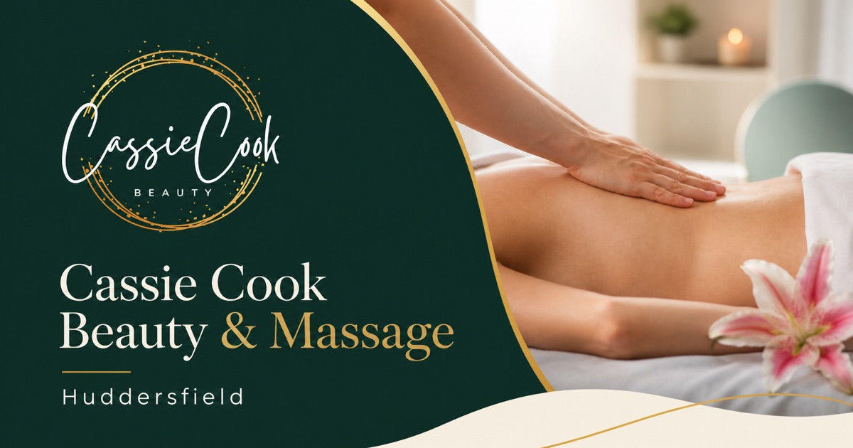 Small-business website created by Organised & Co for Cassie Cook Beauty in Huddersfield